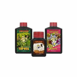Kit básico Top Crop TriPack (Top Veg 250 ml, Deeper underground 100 ml, Top Bloom 250 ml)