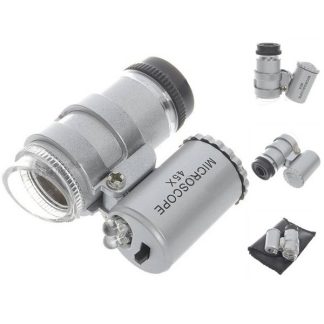 Microscopio mini con led 60x