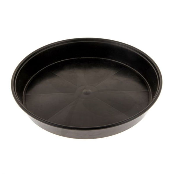 Plato redondo negro